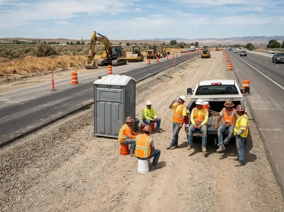 highway-road-construction-crew-007 — frequently asked questions, Porta Potty and Restroom Rentals in Gaylord, MI